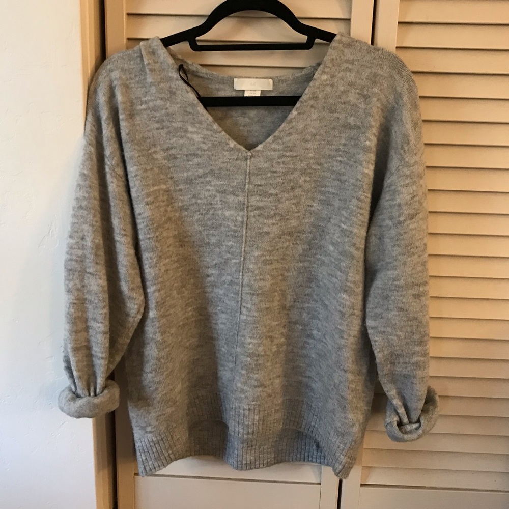 Vneck Cardigan Sweater